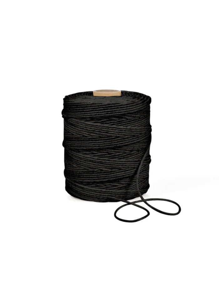 InlyCo black twisted twine for wrapping and craft projects