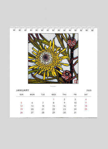 Julie Hickson - Pod & Pod Desk Calendar 2025  - month