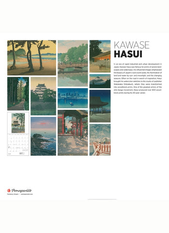 Kawase Hasui Wall Calendar 2026