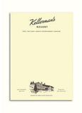 Vintage-style promotional flyer for Kellerman's Resort on a light yellow background
