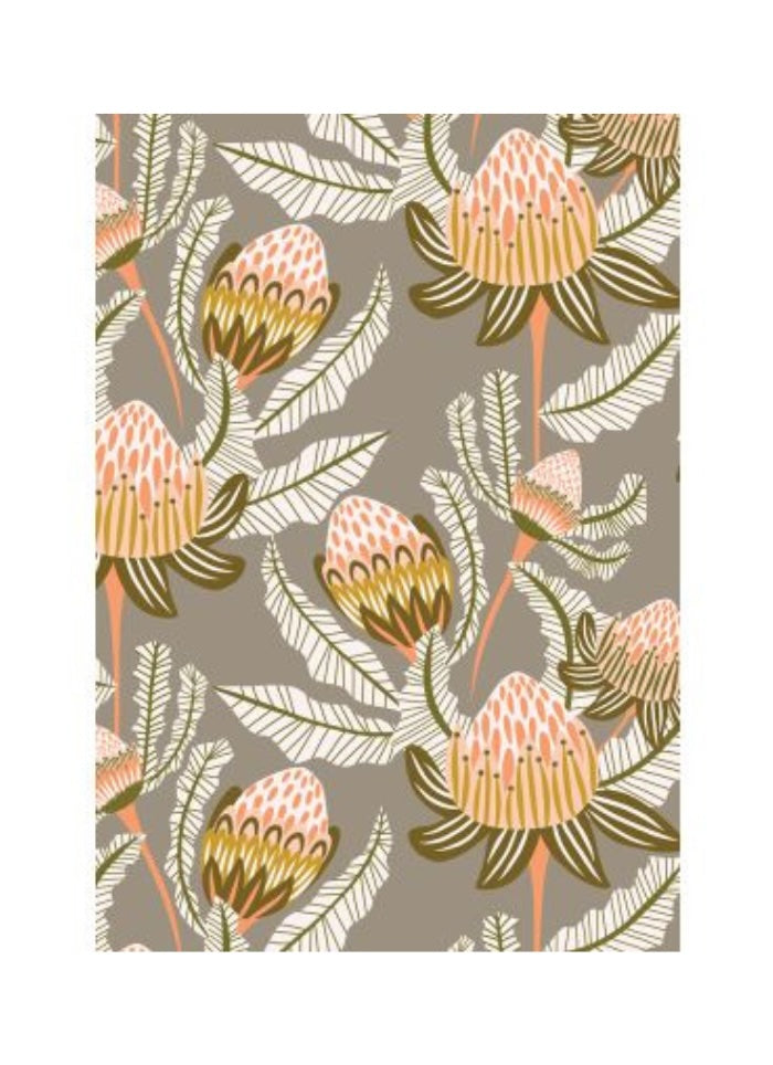 Kirsten Katz art card - Bush Toned Banksias