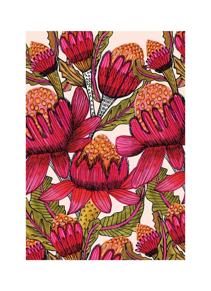 Kirsten Katz art card - Waratahs