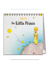 2027 'The Little Prince' calendar with illustration of a boy on a rock.