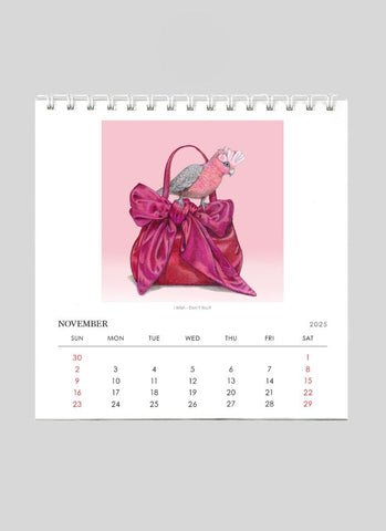Michaela Laurie Desk Calendar 2025 - month