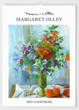 2027 Margaret Olley calendar with a painting of flowers and fruits on a table.