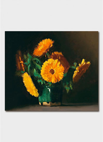 Clarice Beckett Art Card - Marigolds