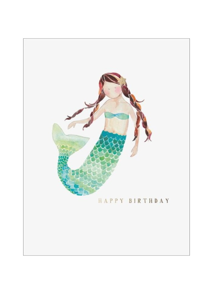 E. Frances card - Mermaid Birthday