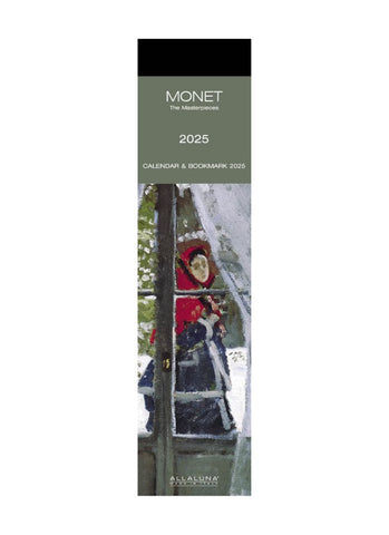 Monet Bookmark Calendar 2025