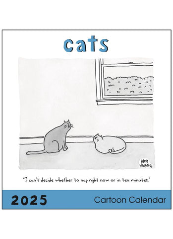 New Yorker Cartoon Wall Calendar - Cats 2025