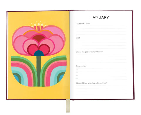 2026 Earth Greetings A5 Planner - Boronia