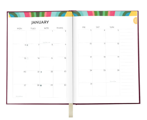 2026 Earth Greetings A5 Planner - Boronia