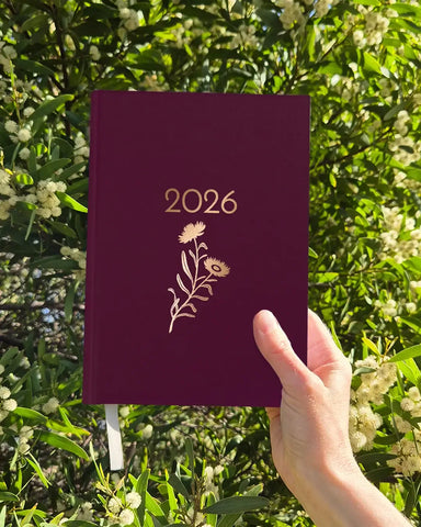 2026 Earth Greetings A5 Planner - Boronia