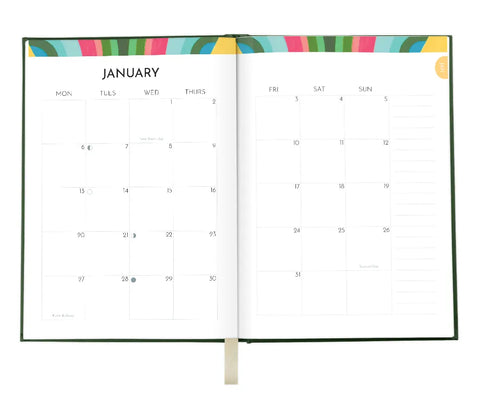 2026 Earth Greetings A5 Planner - Forest