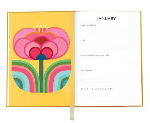 2026 Earth Greetings A5 Planner - Wattle