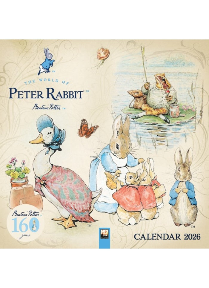 The World of Peter Rabbit Wall Calendar 2026