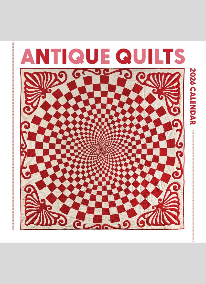 Pomegranate 2026 Calendar - Antique Quilts