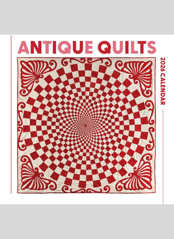 Pomegranate 2026 Calendar - Antique Quilts