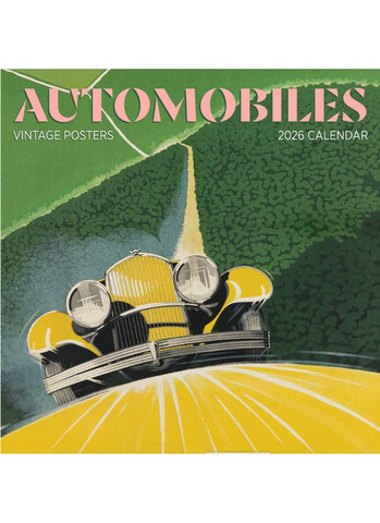 Pomegranate 2026 Wall calendar - Automobiles: Vintage Posters