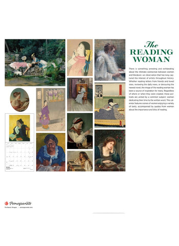 The Reading Woman Wall Calendar 2026