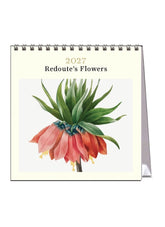 2027 Redoute's Flowers calendar with a floral illustration on a white background