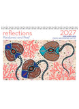 Front cover of Reflections calendar featuring art by Melanie Hava.