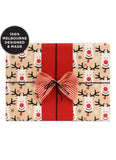 Rudolph Kraft wrapping paper in a 5m roll.