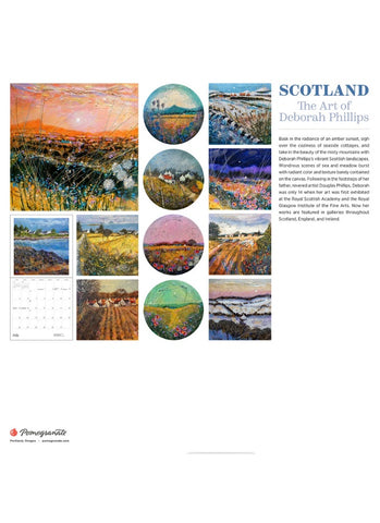 Scotland: The Art of Deborah Phillips Wall Calendar 2026