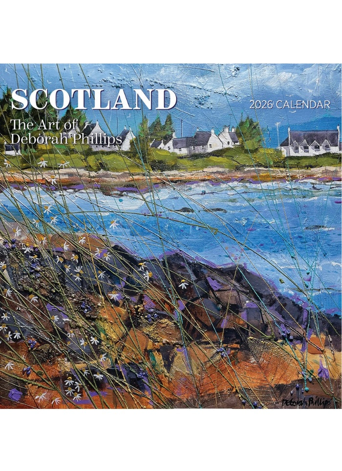 Scotland: The Art of Deborah Phillips Wall Calendar 2026