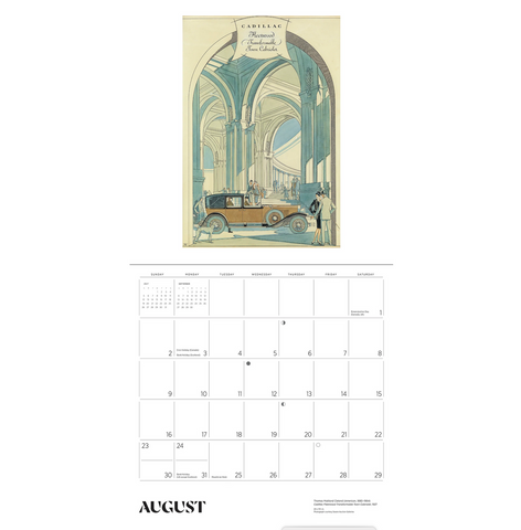 Pomegranate 2026 Wall calendar - Automobiles: Vintage Posters