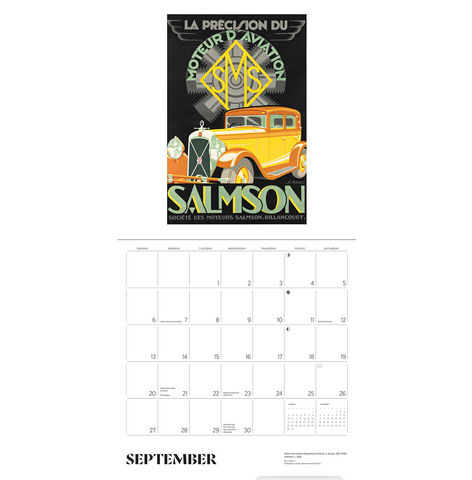 Pomegranate 2026 Wall calendar - Automobiles: Vintage Posters