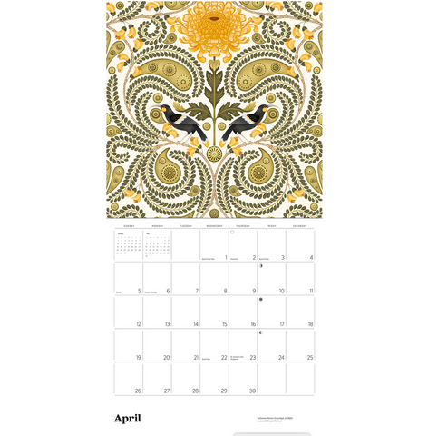 Catherine Marion: Folklore and Flora Wall Calendar 2026