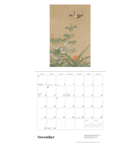 Dreams of Edo: Japanese Scrolls & Screens Wall Calendar 2026