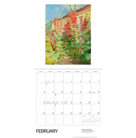 Gardens of the Impressionists Wall Calendar 2026