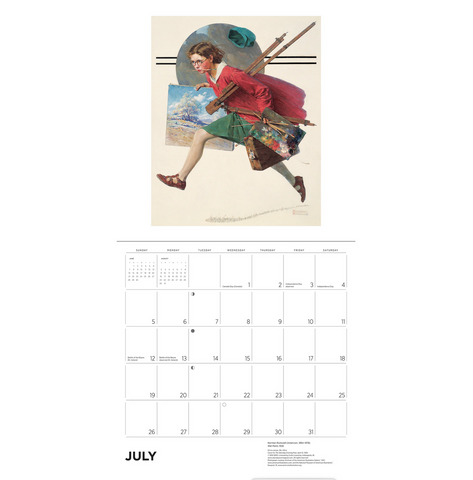Norman Rockwell: The Saturday Evening Post Wall Calendar 2026