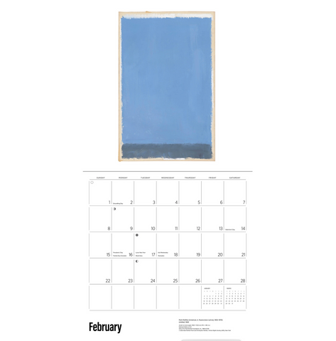 Rothko Wall Calendar 2026