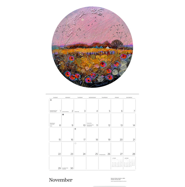 Scotland The Art of Deborah Phillips Wall Calendar 2026 Paper Parrot