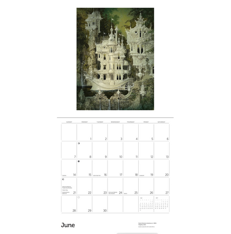 The Art Of Daniel Merriam Wall Calendar 2026