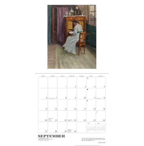 The Reading Woman Wall Calendar 2026