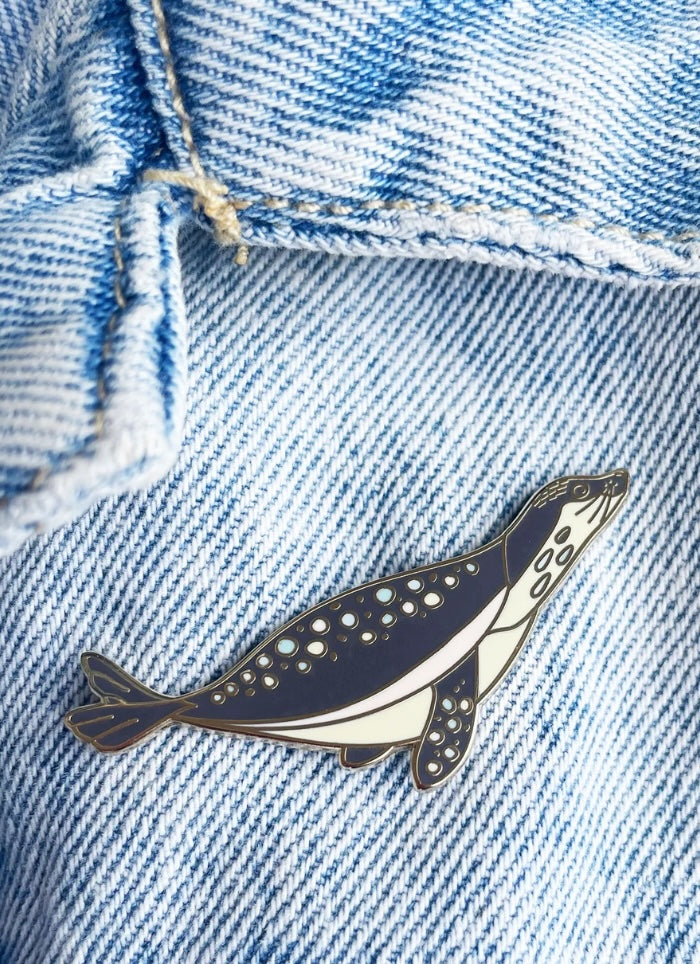 Braw Paper Co Sea Lion Enamel Pin