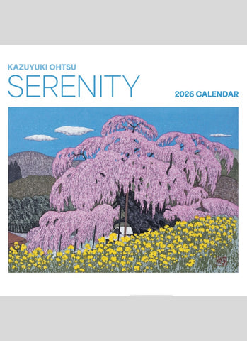 Serenity: Kazuyuki Ohtsu Wall Calendar 2026