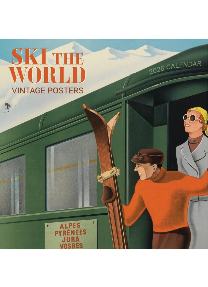 Ski the World Wall Calendar 2026