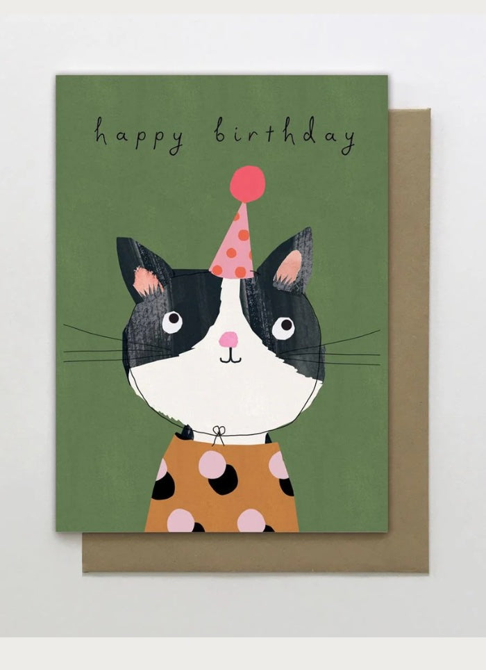 Stop The Clock Designs Art Card - Birthday Cat