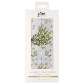 Silver paper with a Christmas Tree in a pack of 4 sheets of Chriistmas Tissue Wrapping Paper