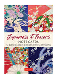 Japanese Flowers Note Cards