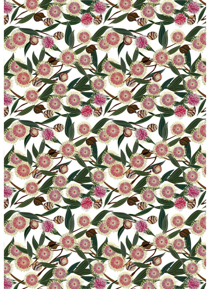Emma Miszalski Eco Wrapping Paper - Hakea Bloom