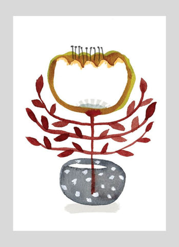 Jess Racklyeft art card - Flower