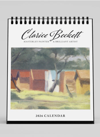 Clarice Beckett Desk Calendar 2026