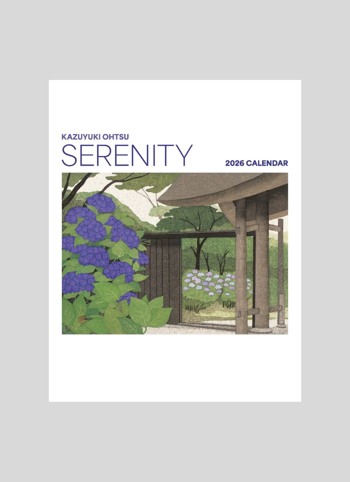 Serenity: Kazuyuki Ohtsu Mini Wall Calendar 2026 - front