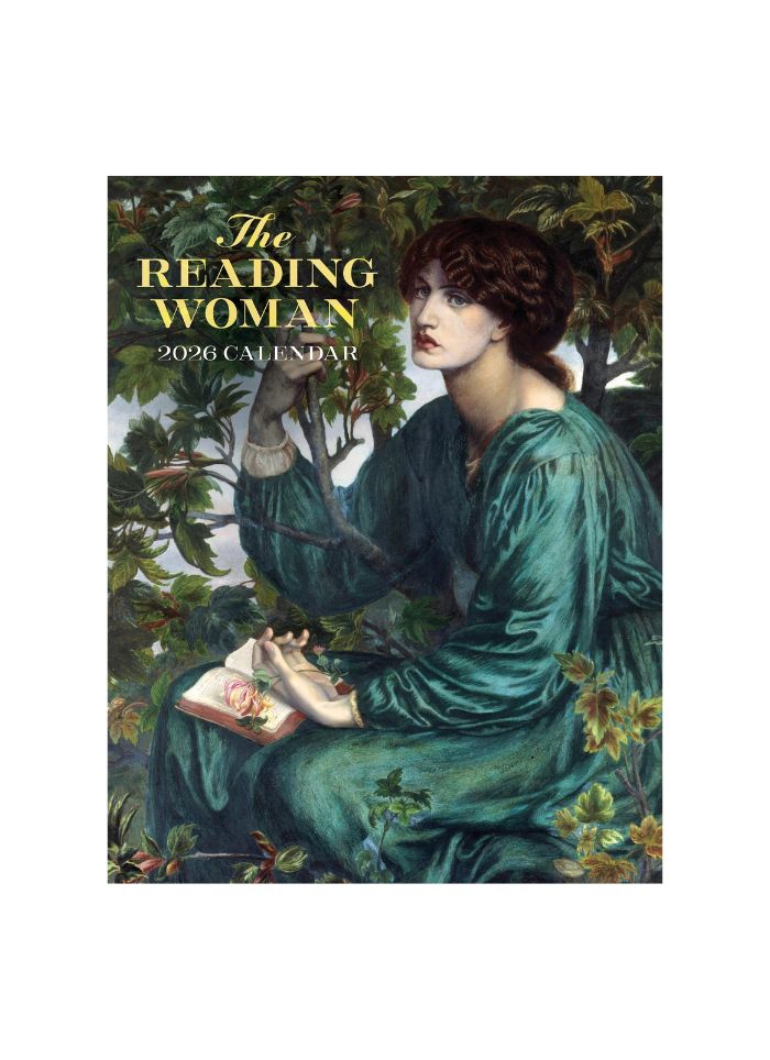 The Reading Woman Mini Wall Calendar 2026 - front