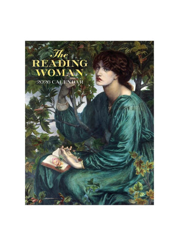 The Reading Woman Mini Wall Calendar 2026 - front